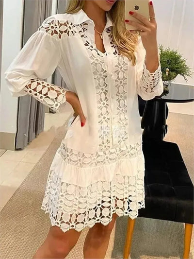Lace Long Sleeve Dress for Women