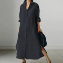Chic Long-Sleeved Maxi Dress for Women