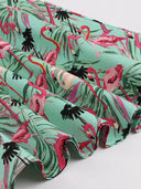 Flamingo Print Retro Style Dress