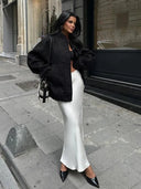 Chic Satin Maxi Skirt for Effortless Style