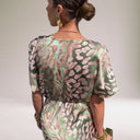 Twisted V-Neck Maxi Dress for Special Events
