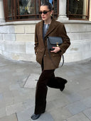 Chic Suede Blazer for Effortless Style
