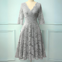 Chic 3/4 Sleeve Formal Dress