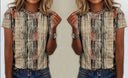 Vintage Print Graphic Tee for Everyday Wear