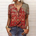 Chic Printed Summer Blouse for Effortless Style