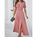 Chic Red V-Neck Bodycon Dress for Every Occasion