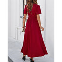 Chic Red V-Neck Bodycon Dress for Every Occasion