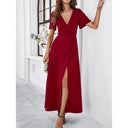 Chic Red V-Neck Bodycon Dress for Every Occasion