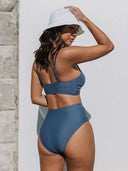 High Waist Women's Bikini Set for Summer Fun