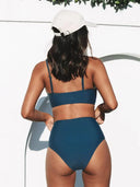 High Waist Women's Bikini Set for Summer Fun