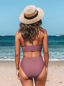 High Waist Women's Bikini Set for Summer Fun