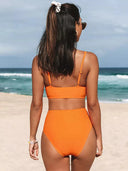 High Waist Women's Bikini Set for Summer Fun