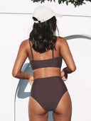 High Waist Women's Bikini Set for Summer Fun