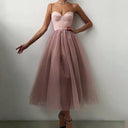 Chic Tulle Corset Evening Dress for Women