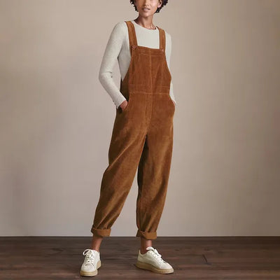 Retro Corduroy Overalls for Effortless Style