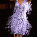 Chic V-Neck Women's Wrap Dress