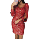 Sequin Embellished Evening Dress - Sloane