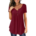 Stylish Blouse with Chic Button Accents