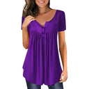Stylish Blouse with Chic Button Accents