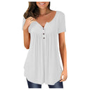 Stylish Blouse with Chic Button Accents