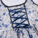 Traditional Women's Dirndl Dress in Vibrant Colors