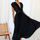 V-Neck Dress in Chic Style
