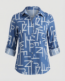 Chic Lapel Collar Blouse for Effortless Style