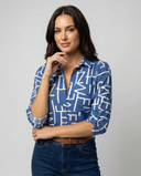 Chic Lapel Collar Blouse for Effortless Style
