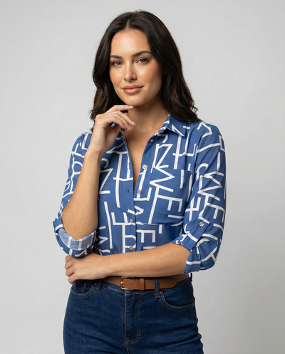 Chic Lapel Collar Blouse for Effortless Style