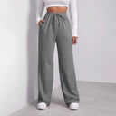 Chic Straight-Cut Jogging Suit for Women