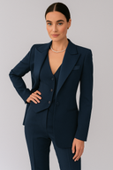 Chic Women's 3-Piece Suit Set – Stylish Blazer, Vest, and Slim Trousers for Any Occasion
