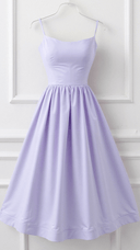 Ascot Style A-Line Midi Dress for Special Occasions