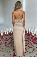 Chic Asymmetric Maxi Dress for Evening Wear