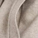 Chic Beige Double-Breasted Trench Coat with Faux Fur Collar for Stylish Outings