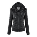 Chic Brown Hooded Zip-Up Jacket for All Seasons