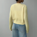 Chic Cropped Button Cardigan – Cozy Knit for Everyday Style