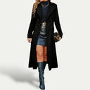 Chic Women's Longline Coat for Winter Wear