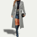 Chic Women's Longline Coat for Winter Wear