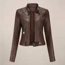 Chic Faux Leather Biker Jacket for Everyday Style