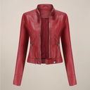 Chic Faux Leather Biker Jacket for Everyday Style
