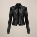 Chic Faux Leather Biker Jacket for Everyday Style