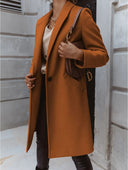 Chic Women's Long Overcoat for Stylish Layering