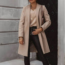 Chic Women's Long Overcoat for Stylish Layering