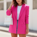 Chic Women's Longline Blazer – Tailored Style for Any Occasion