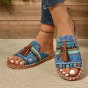 Stylish Woven Open-Toe Sandals for Women