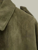 Women’s Oversized Faux Suede Jacket for Chic Style