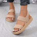 Chic Women's Summer Sandals with Low Heel for Everyday Wear