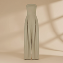 Chic Strapless Wide-Leg Jumpsuit for Stylish Events