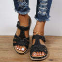 Interwoven Strap Women's Summer Sandals for Everyday Wear