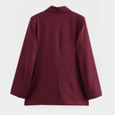 Chic Burgundy Blazer for Smart-Casual Events